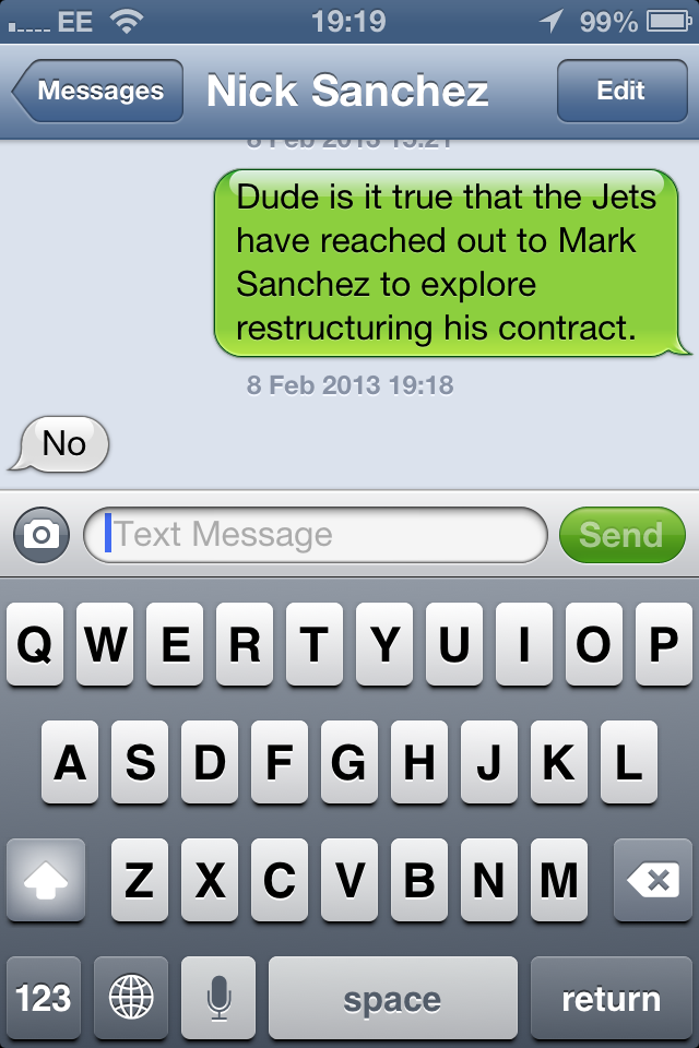 Nick Sanchez - JetNation.com - New York Jets Blog & Forum Nick Sanchez