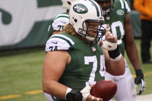 The always stout Nick Mangold has been a big part of multiple Jets deep playoff runs.
