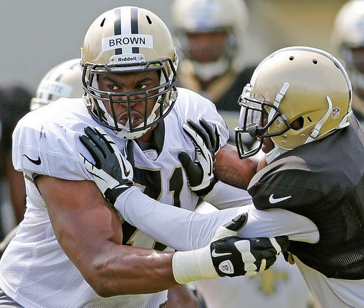 Gang Green brings in former Saints and Giants  offensive tackle Chalrles Brown