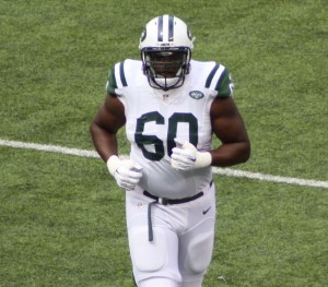 Jets tackle D'Brickashaw Ferguson will have his hands full against JJ Watt on Sunday.