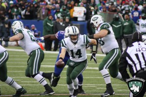 Fitzpatrick and the Jets offense came up short in a week 17 loss to the Bills.