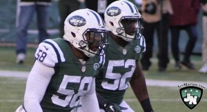 Darron Lee is expected to start out as a nickel linebacker with David Harris and Erin Henderson slated to start in the middle.