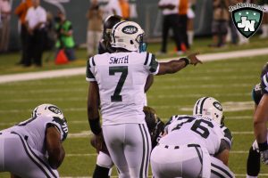 Despite struggling under center, Geno Smith remains positive heading in to next weeks game against the Giants.