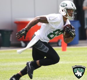 Rookie receiver Jalin Marshall continues to impress at Jets camp.