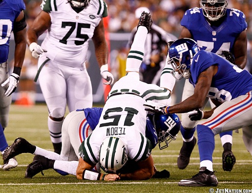 Jets Fall To Giants
