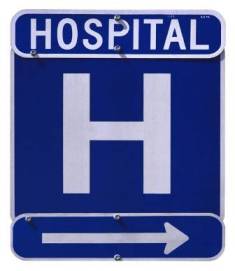 Hospital-entrance-sign