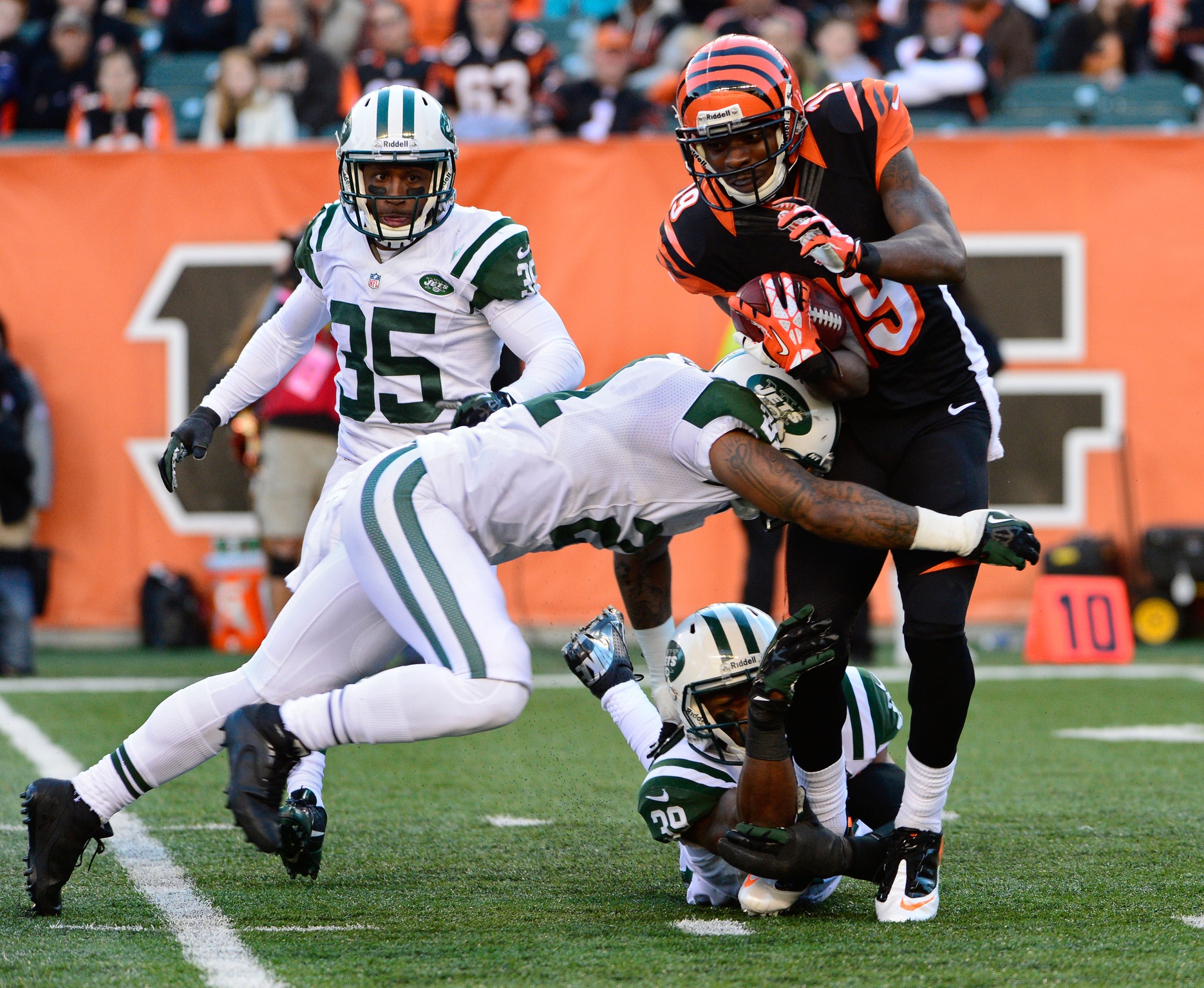 Antononio Cromartie vs the Bengals - JetNation.com - New York Jets Blog & Forum NY Jets Report Card