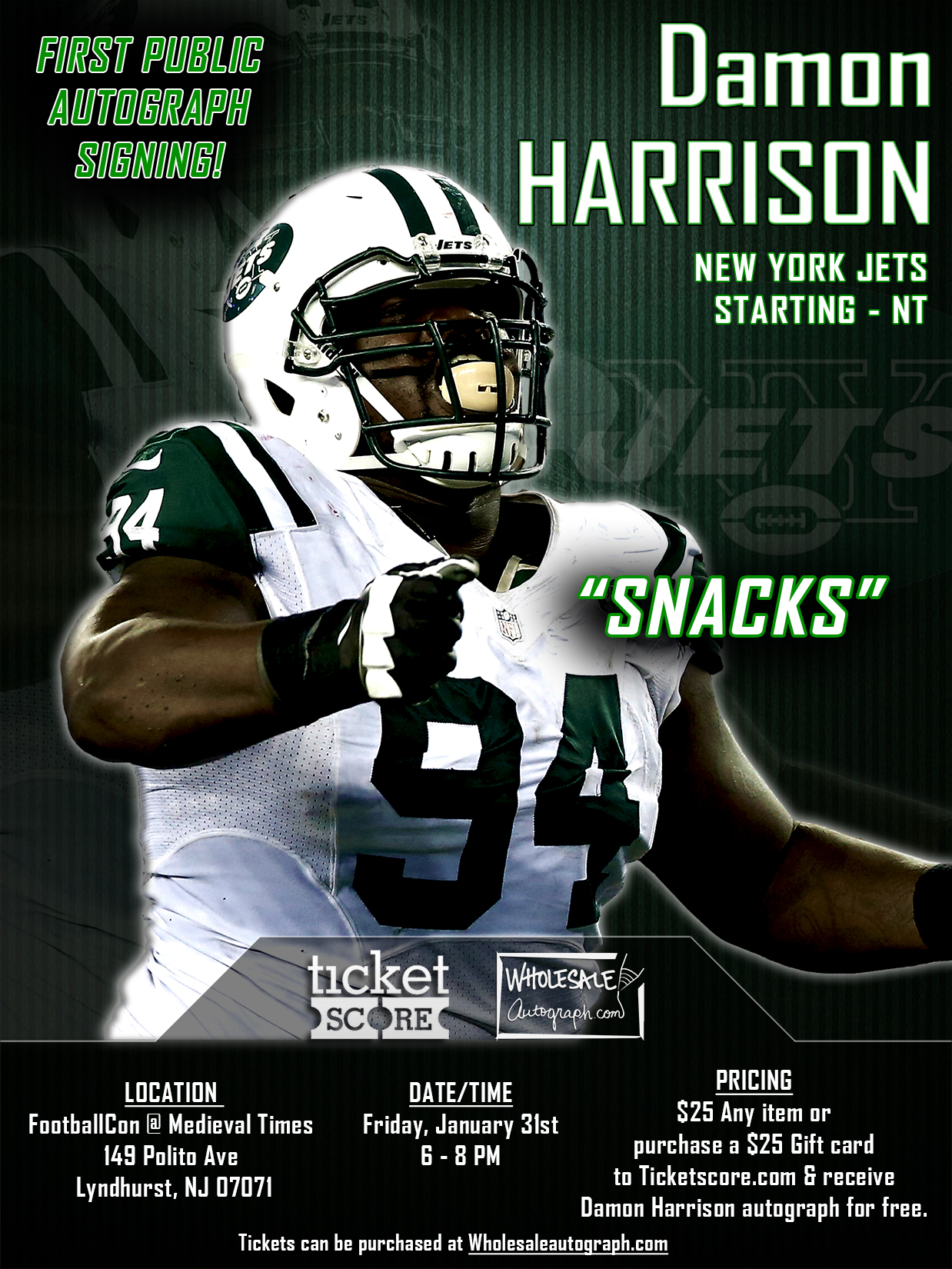 Damon Harrison - JetNation.com - New York Jets Blog & Forum NY Jets Roster