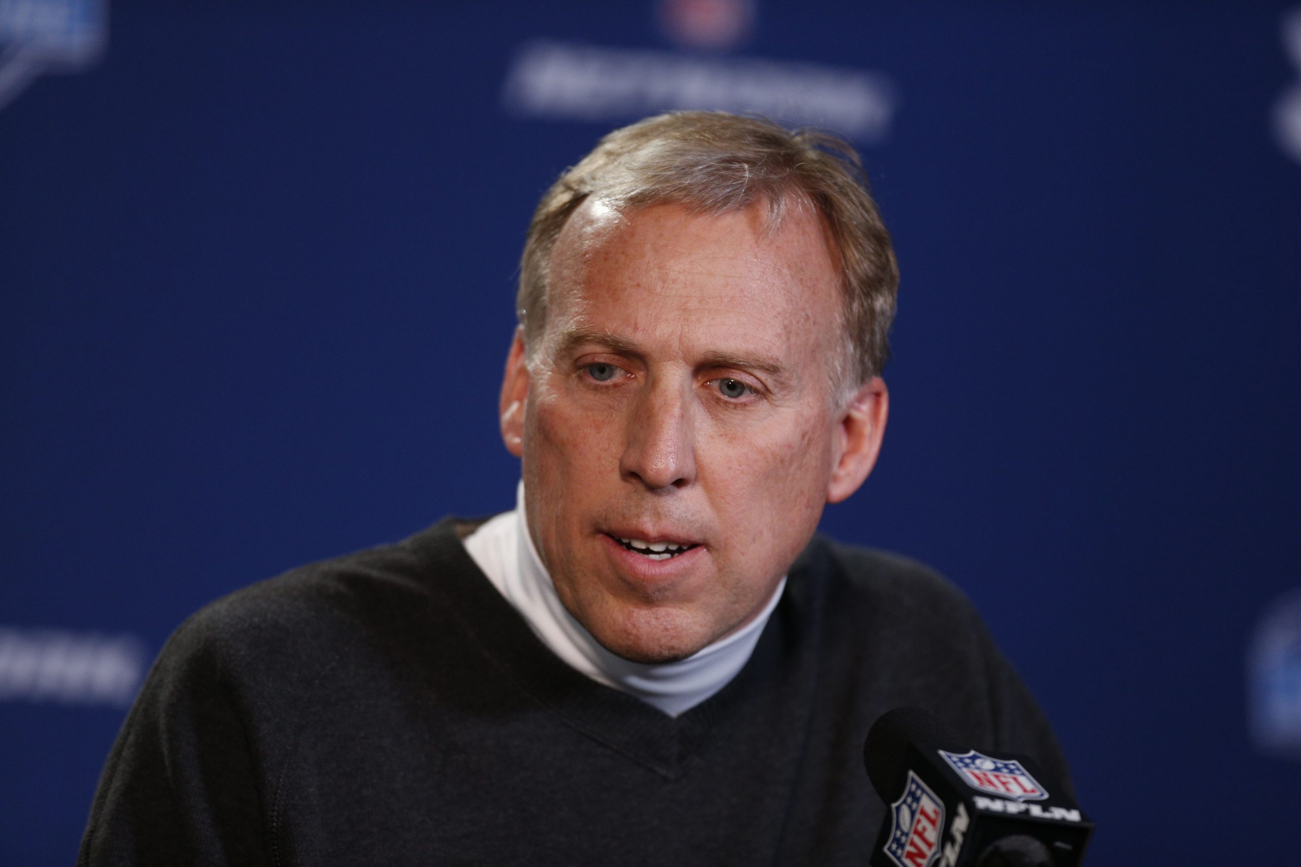 John Idzik Podium - JetNation.com - New York Jets Blog & Forum New York Jets