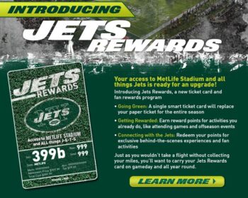 Jets Announce Reward Program