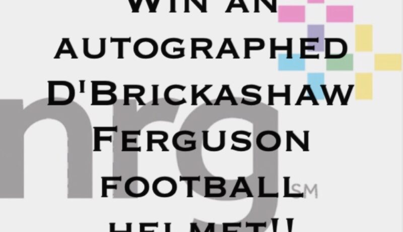 Win An Autographed D’Brickashaw Ferguson Helmet