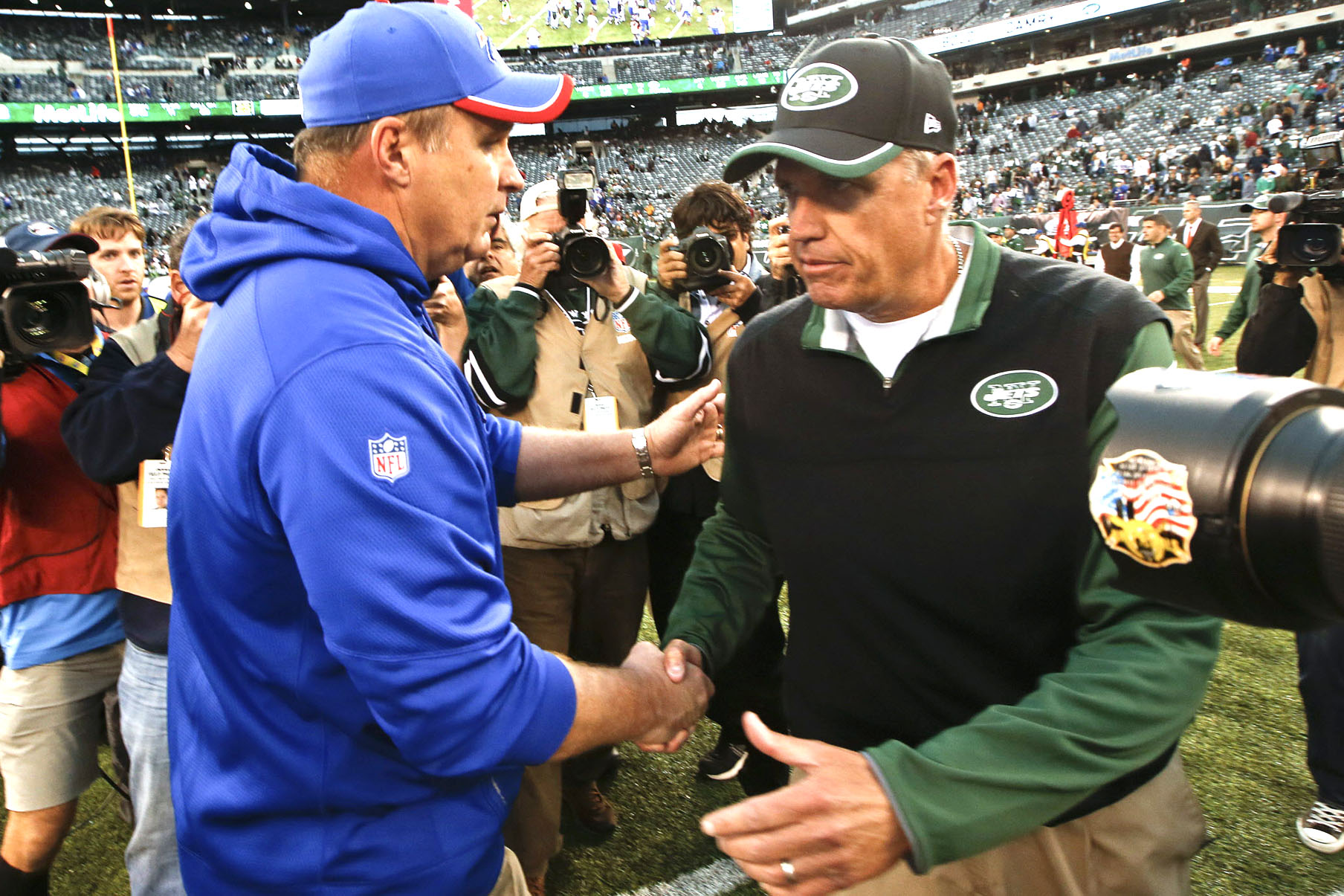Doug Marrone, Rex Ryan - JetNation.com - New York Jets Blog & Forum New York Jets