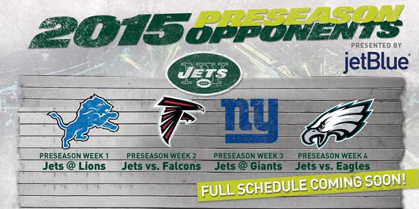 Jets Preseason Schedule - JetNation.com - New York Jets Blog & Forum NY Jets Schedule