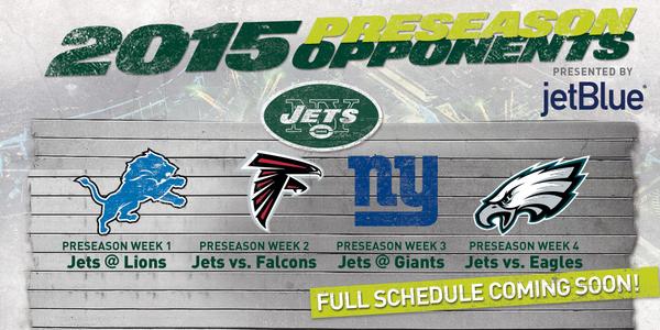 NY Jets Schedule