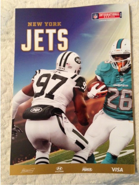 New York Jets vs Miami Dolphins London Program