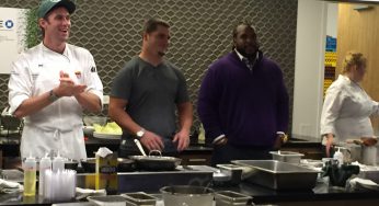 The New York Jets Cook With The Institute of Culinary Education