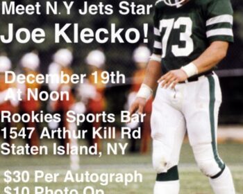 Meet & Greet with Joe Klecko: Sat 12/19