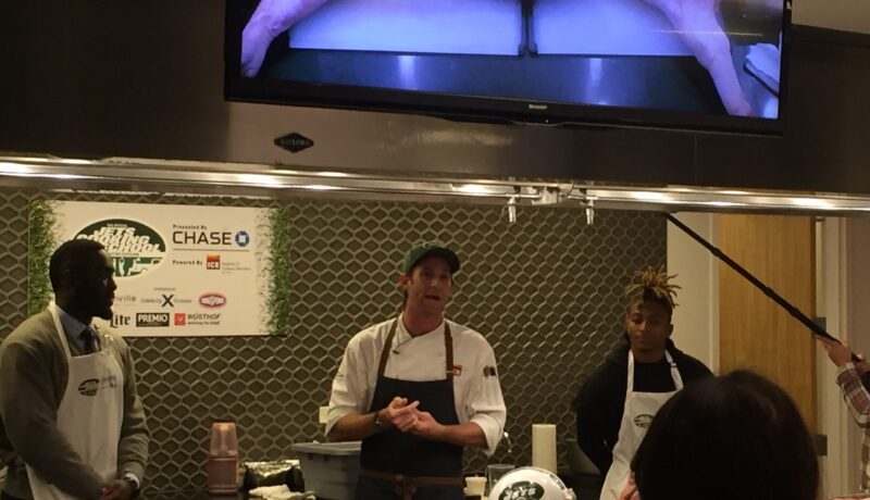 JetNation Learns Knife Skills With The New York Jets At ICE