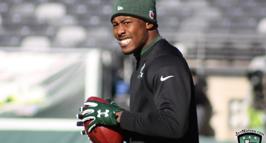 Brandon Marshall on the run with Rich Eisen
