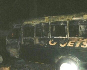 Jets Tailgate Bus Catches On Fire