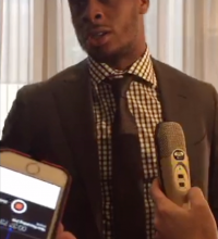 Geno Smith Supports Eric Decker At The United Way NYC Gridiron Gala
