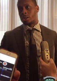 Geno Smith Supports Eric Decker At The United Way NYC Gridiron Gala