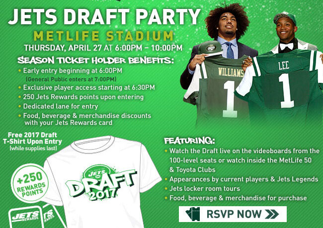 2017 Jets Draft Party