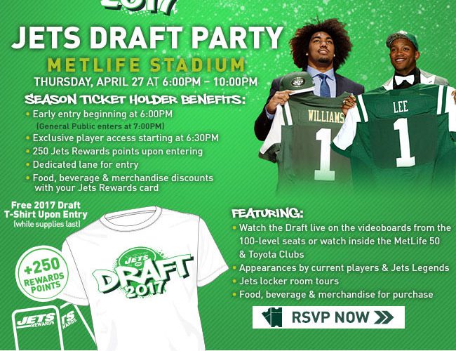 2017 Jets Draft Party