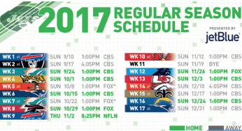 2017 NY Jets Schedule