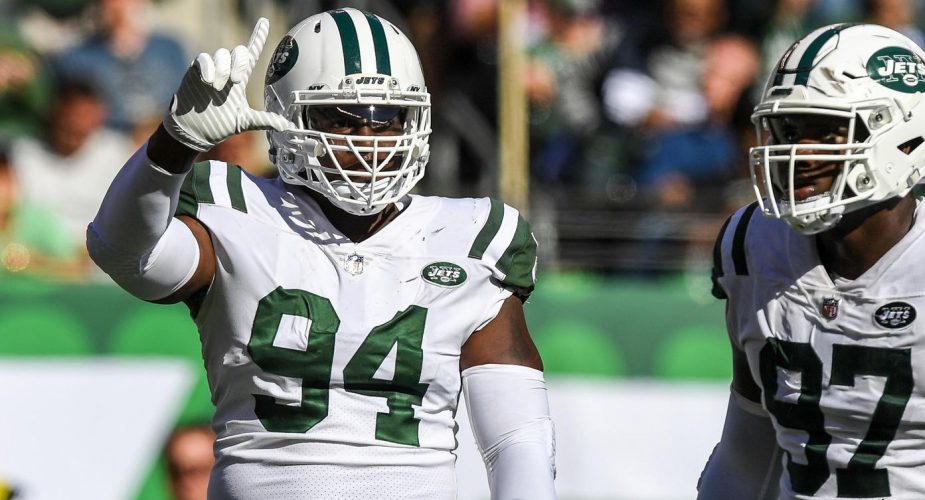 Playing With Heavy Heart, Jets’ Ealy Dominates on D-Line