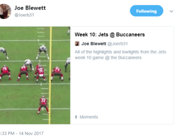 Joe Blewett Film Break Down: Jets vs Bucs