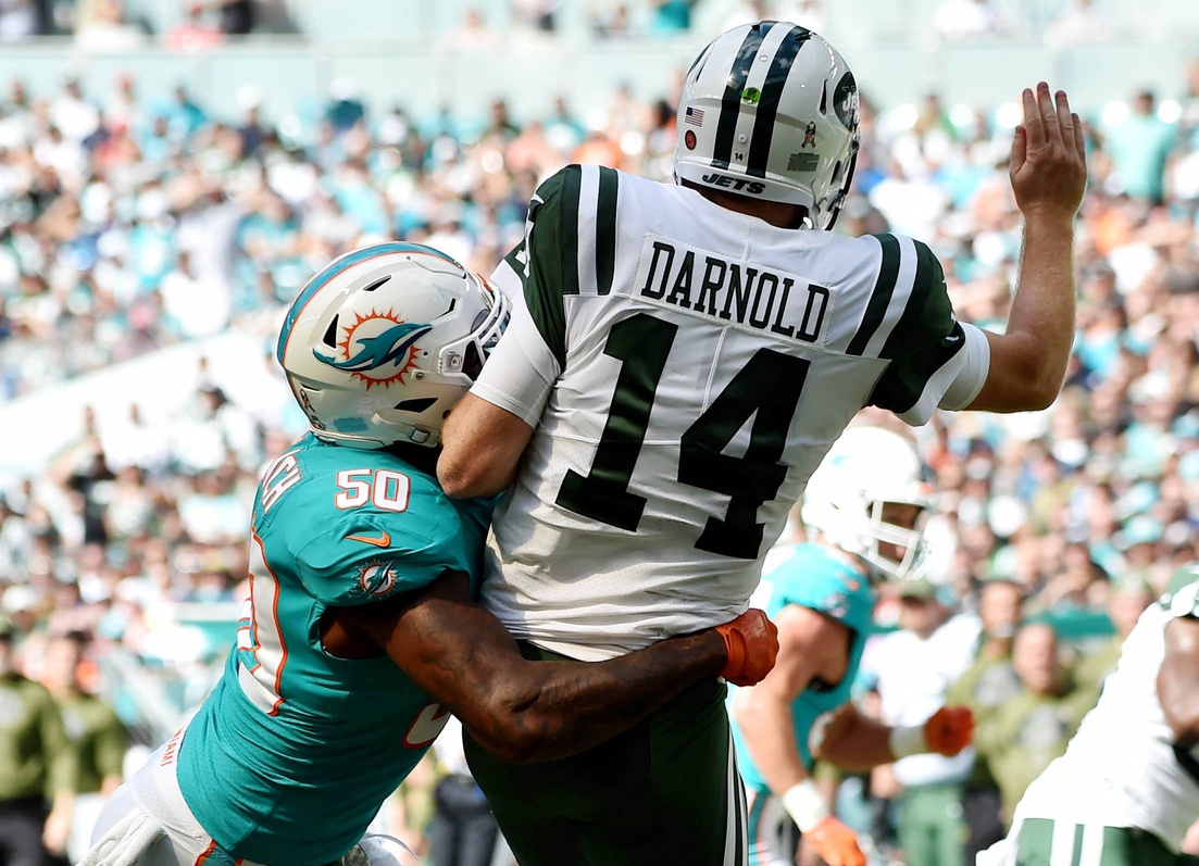 Sam Darnold vs Dolphins