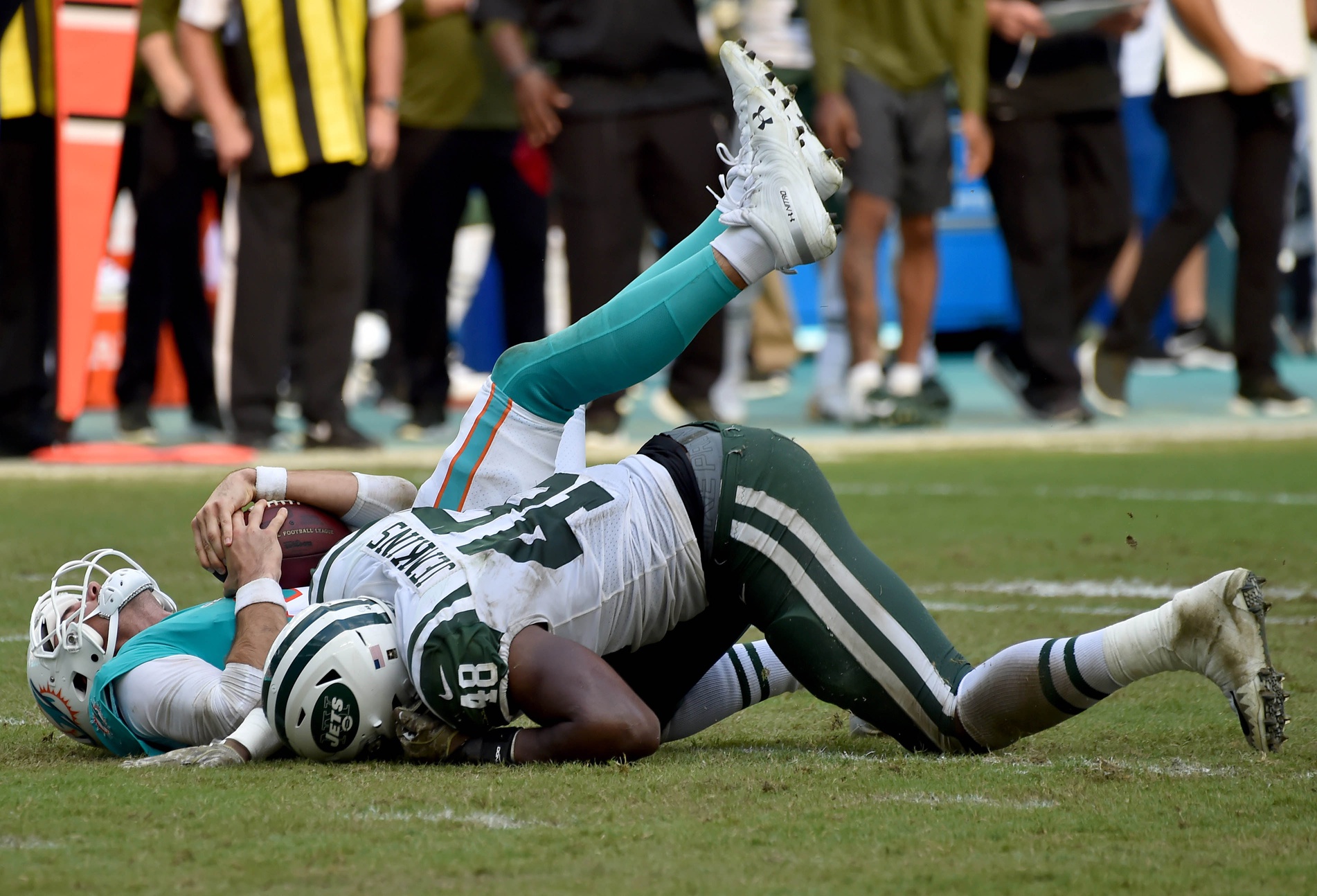 Jordan Jenkins vs Dolphins - JetNation.com - New York Jets Blog & Forum Jordan Jenkins vs Dolphins