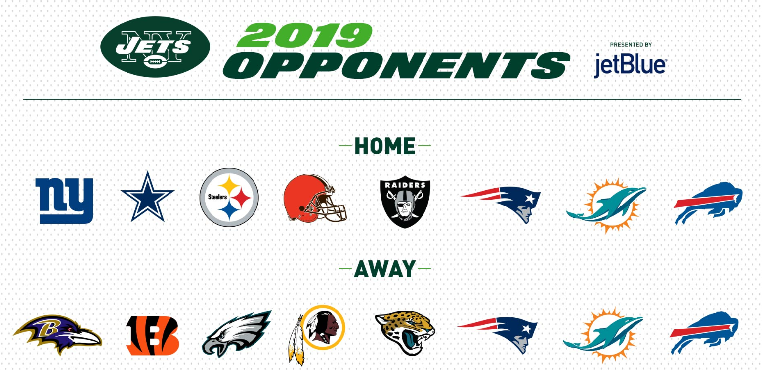 2019 NY Jets Opponents - JetNation.com - New York Jets Blog & Forum 2019 NY Jets Opponents