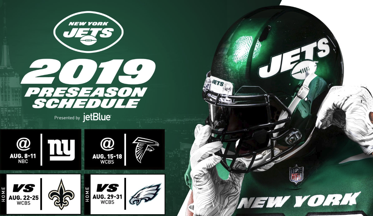 2019 Jets Preseason Schedule - JetNation.com - New York Jets Blog & Forum 2019 Jets Preseason Schedule