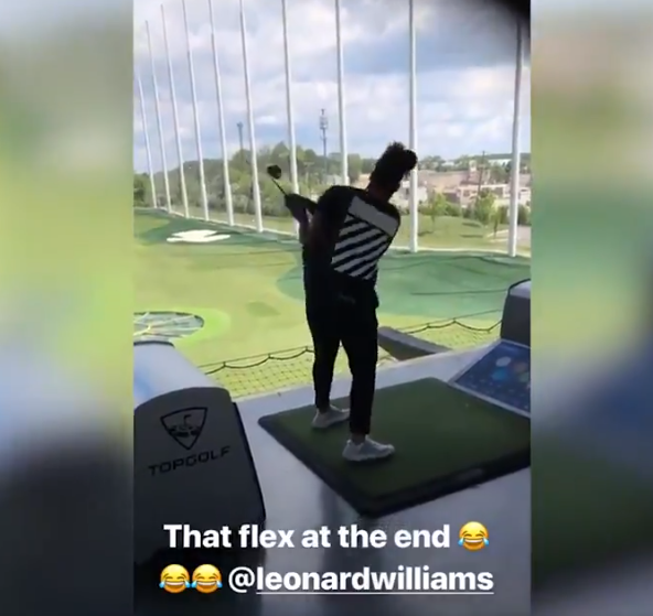 Leonard Williams Top Golf