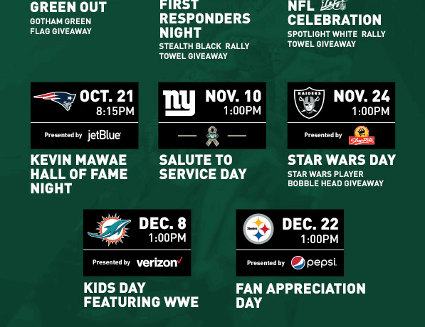 Jets Announce 2019 Game Themes