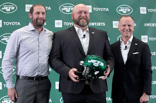 adam gase-joe douglas-christopher johnson - JetNation.com - New York Jets Blog & Forum adam gase-joe douglas-christopher johnson