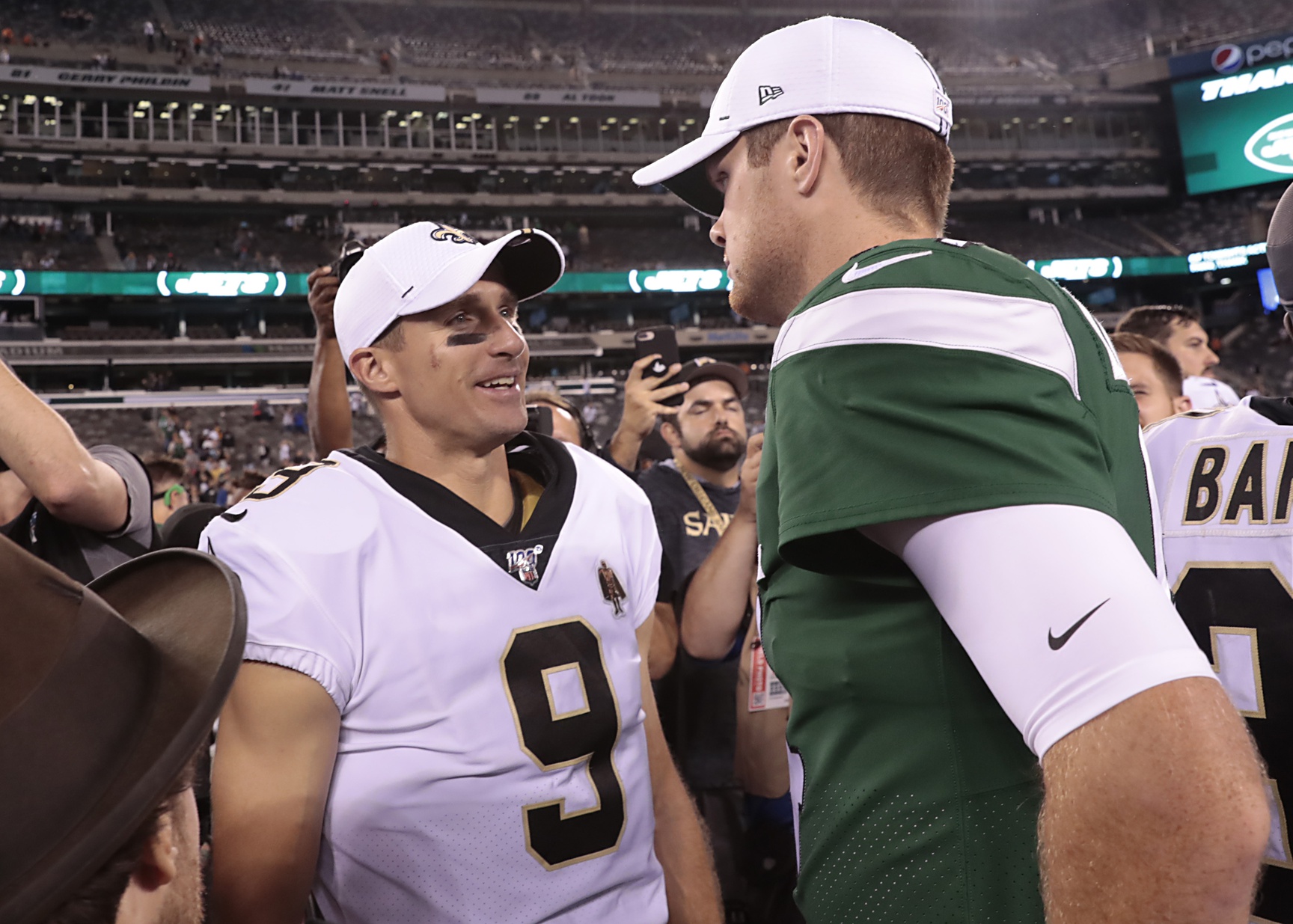 Drew Brees & Sam Darnold - JetNation.com - New York Jets Blog & Forum Drew Brees & Sam Darnold