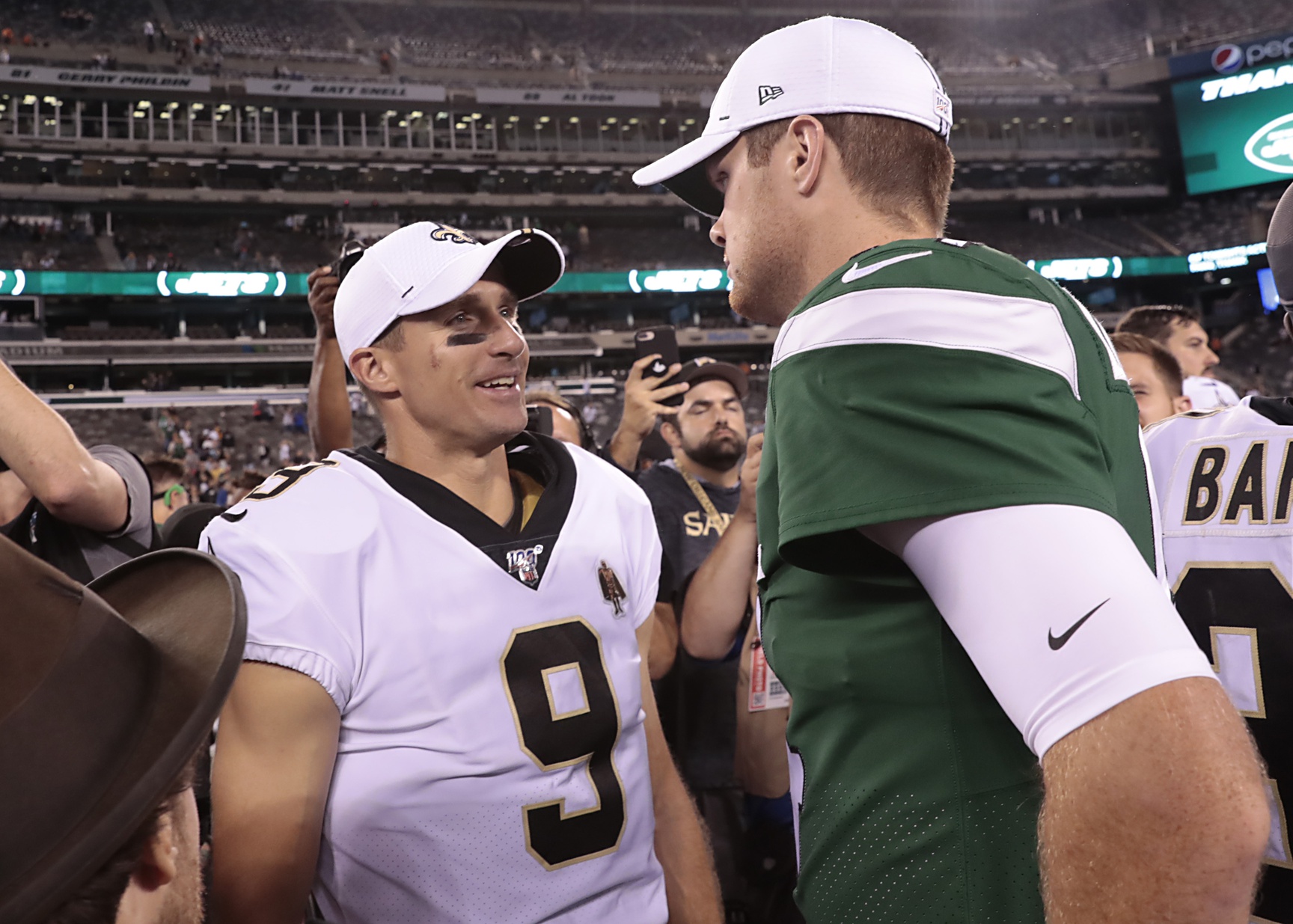 Drew Brees & Sam Darnold