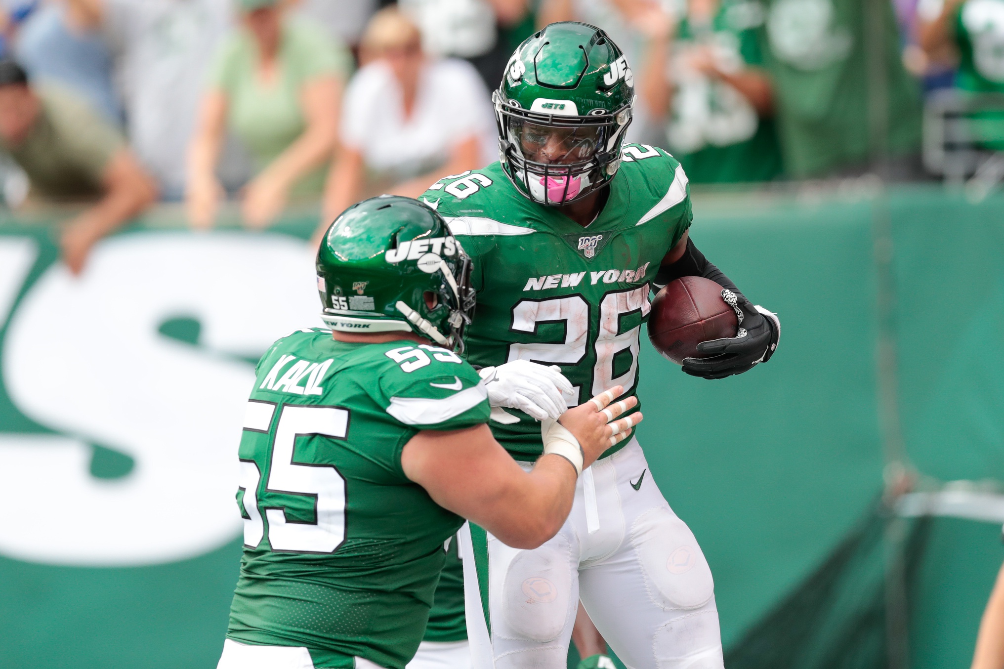 Ryan Kalil, Le'Veon Bell - JetNation.com - New York Jets Blog & Forum Ryan Kalil, Le'Veon Bell