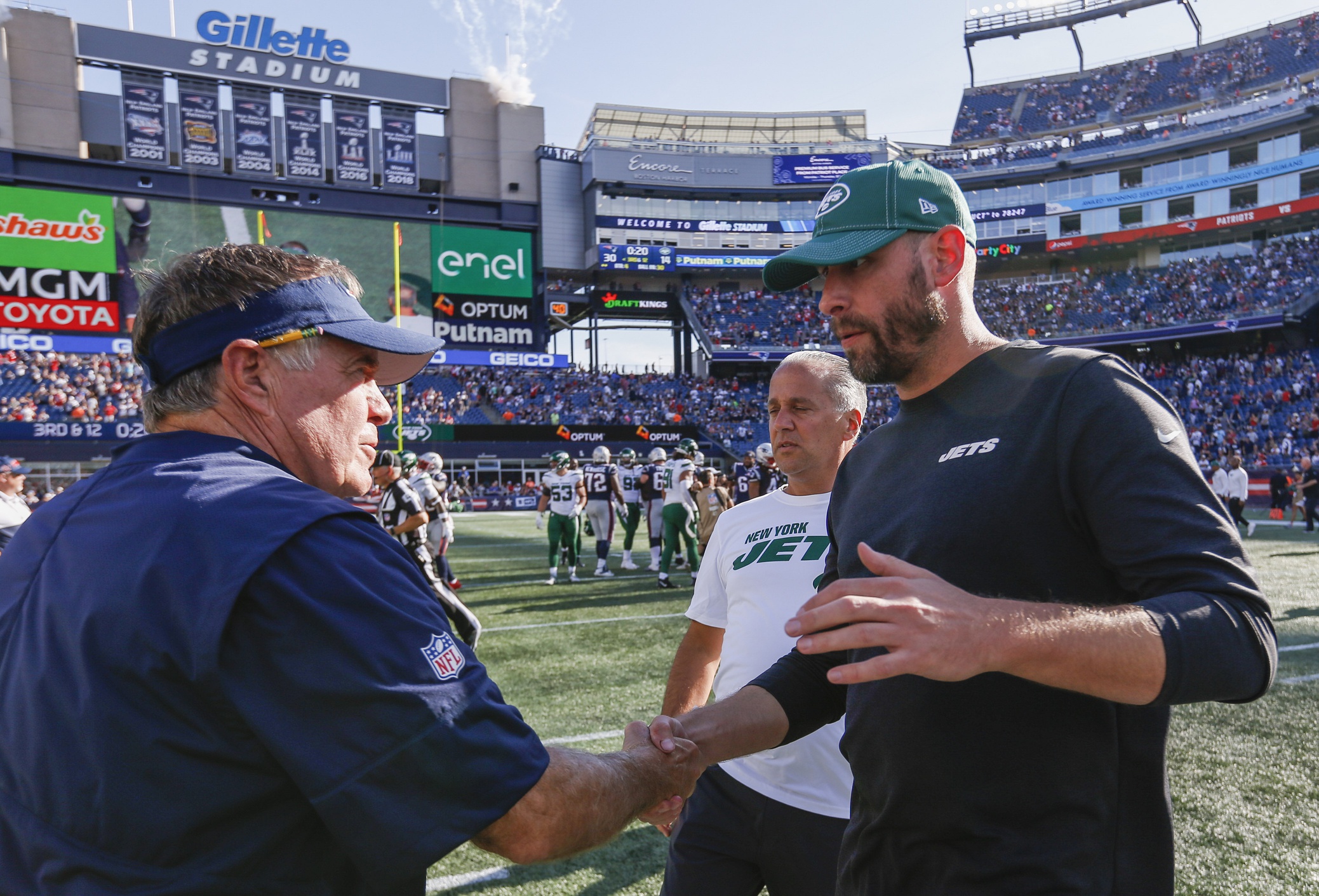 Adam Gase, Bill Belichick