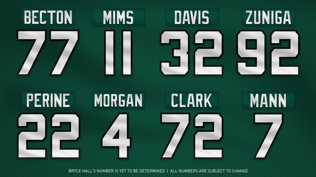 Jets Release Updated Jersey Numbers 