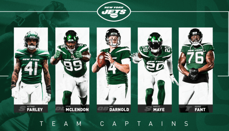 Jets Name Team Captains