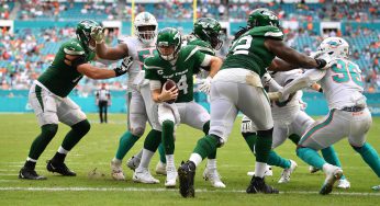 Dolphins @ Jets Week 12 Game Recap: Darnold Tosses Two Picks, Dolphins Pummel Jets 20-3