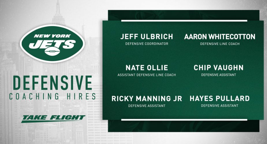 Jets Give Some Coaching Updates (Defensive)