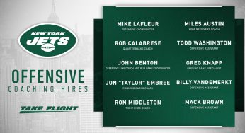 Jets Formally Announce Offensive Staff
