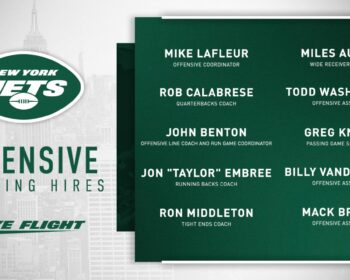 Jets Formally Announce Offensive Staff