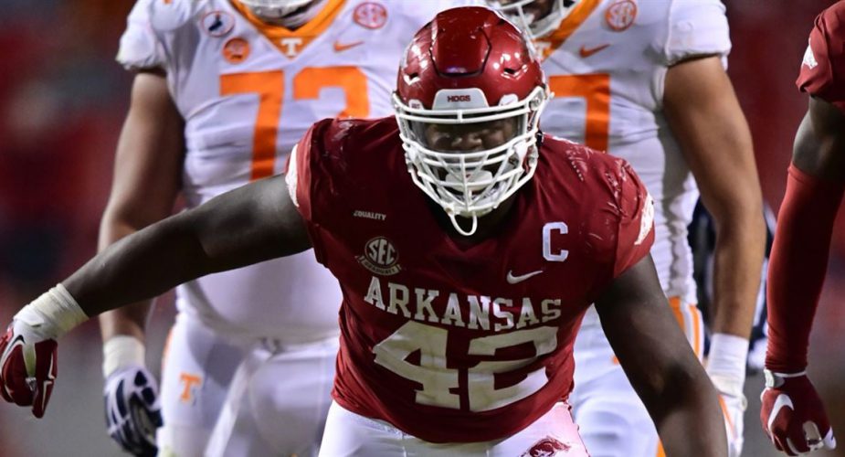 Jets Close out Draft With Arkansas Defensive Tackle Jonathan Marshall