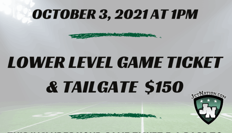 JetNation Group Outing – 10/3 Jets vs Titans